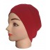 Under scarf - Maroon colored hijab cap in jersey fabric